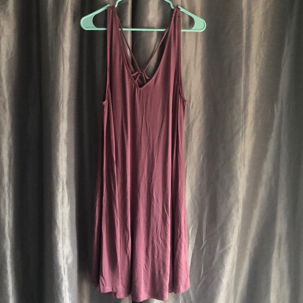 Pale purple dress